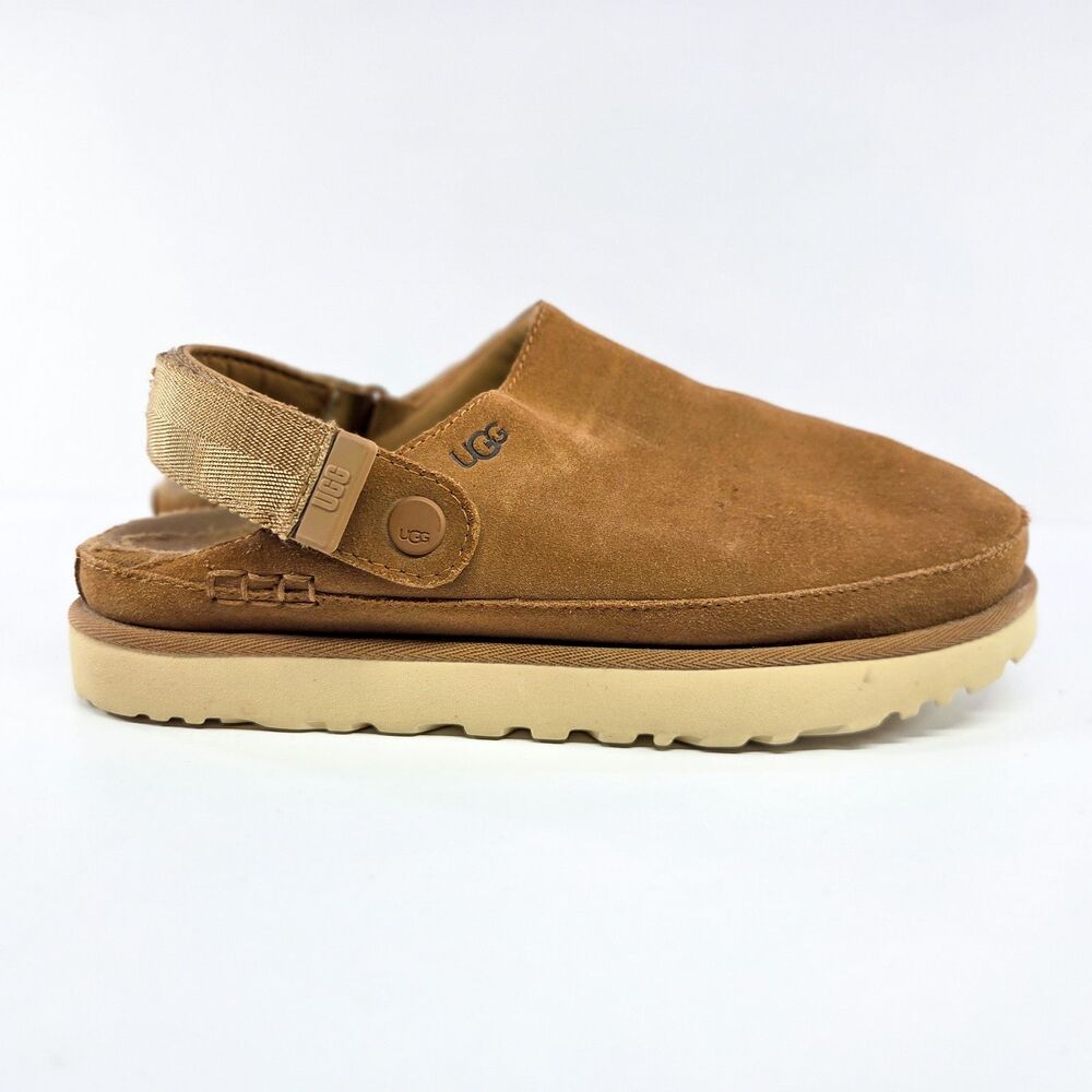UGG Goldenstar Clog Chestnut Brown Women’s Size 11 1138252 Excellent - Picture 2 of 7
